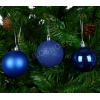 Christmas balls 24 pcs, blue 45891