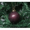 Christmas tree ball 1 pc ,dark red 45824