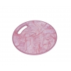 Cutting board round pink 35 cm 46209