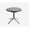 Round table with metallic leg 46738