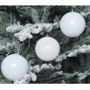Christmas balls 12 pcs, white 48778