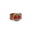 Light brown leather ring 10328