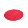 Silicone stand round red 43875
