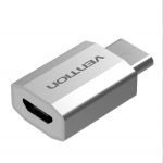 გადამყვანი Vention CDAG USB 3.1 Type-C Male to Micro USB Female Converter Connector Silver 9208