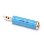 გადამყვანი Vention VAB-S04-L 6.5mm Female to 3.5mm Male Adapter Blue 9260