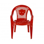 Plastic chair for children  39;s red 13308
