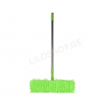 Floor cleaning telescopic sticks and microfiber slices with green 13295