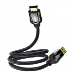 კაბელი Vention VAA-B05-B200 Nylon Braided HDMI Cable 2M Black Metal Type 20422