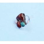 Ring - with natural colored stones 24377