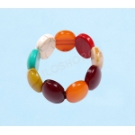 Bracelet - mixed with colored stones 24392