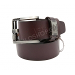 Leather Belt "Versace" Brown 24880