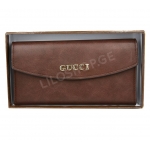 Woman wallet "GUCCI" dark brown 013 25687