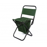 სამოგზაურო გასაშლელი ჩანთა სკამი საზურგით მწვანე ფერის თერმო ზედაპირით 27841