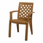 პლასტმასის სკამი CT007 ყავისფერი 29906