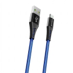კაბელი Borofone BU13 Craft Micro 4A fast charging data cable Black 34870