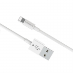 კაბელი Borofone BX22 Bloom charging data cable for Lightning White 34874