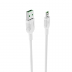 კაბელი Borofone BX33 Micro 4A Billow flash charging data cable White 34868