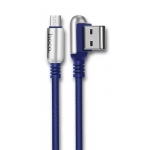 კაბელი Hoco U17 capsule micro charging cable（L=1.2M) Blue 34948