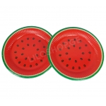 სადღესასწაულო თეფშები Watermelon 10 ცალი დიამეტრი 18 სმ 35169