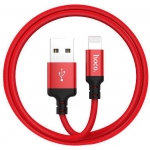 კაბელი Hoco X14 Times speed lightning charging cable,(L=2M) Red＆black 34966