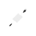 კაბელი Hoco X21 Plus Silicone charging cable for Lightning Black ＆white 34998
