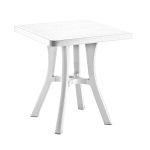პლასტმასის მაგიდა თეთრი HOLIDAY 73 X 70 X 70 სმ hm-520b 36876
