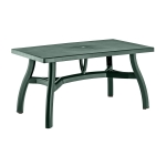 პლასტმასის მაგიდა მწვანე HOLIDAY 80 x 140 x 73 სმ hm-610b 37088