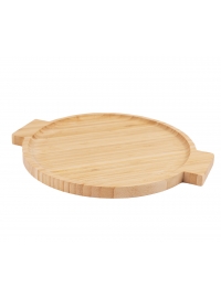 Bamboo plate 24 cm 49288
