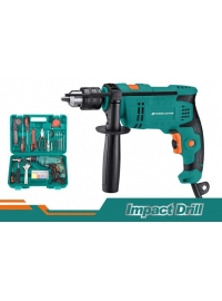 Electric drill with tools set POWER ACTION ID750-B 49847