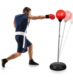 Boxing training pear with stand 146 cm 44408
