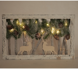 New Year decoration " Snowy forest" V2 45742