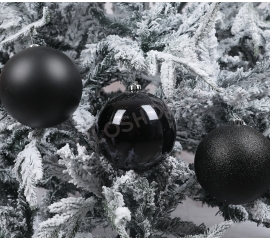 Christmas balls 4 pcs ,black 45713