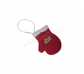 Christmas tree decoration , red mitten 45795