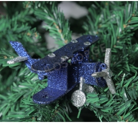 Christmas tree decoration, Airplane 45827