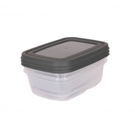 Food containers set  600 ml (3pcs) 46548