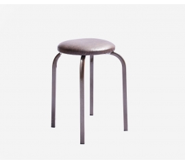 Chair with metal legs, brown 46731
