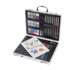 Drawing set with sketch markers and coloring book 46455