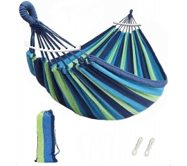 Two-seater hammock 150x270 cm with a stick 44804