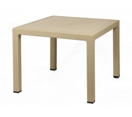 Plastic table 95x95x75 cm 47554