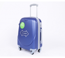 Silicone suitcase blue 45x29x20 cm 47843