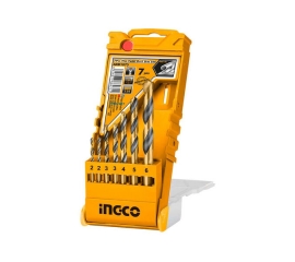 7pcs metal drill bits set INGCO AKD1075 47773