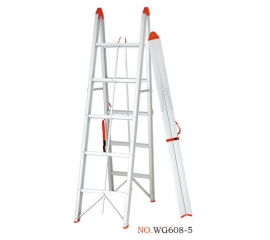 Aluminium folding ladder EN 131 48126