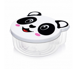 Kids food containers set 3 pcs " White panda" 48034