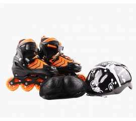 Roller skates for children with protective accessories POWER SUPERB Size: 35-38 48346