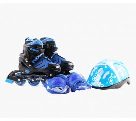 Roller skates for children with protective accessories POWER SUPERB Size: 35-38 48347