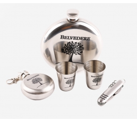 Flask with accessories BELVEDERE 48539