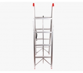4-step Aluminium folding ladder EN 131 48128