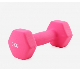 Dumbbell 3.0 kg (1 piece) pink 46657