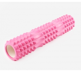 Fitness roller Yoga roller 60 x 14 cm pink 49032