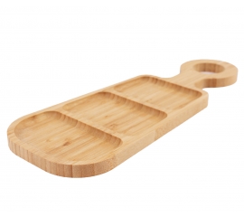 Bamboo stand plate 49256